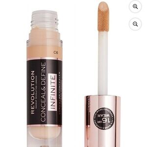 Revolution Conceal & Define Infinite Cream Concealer- Light Beige (C6)